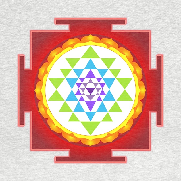 Sri Yantra Mandala for Meditation by PixDezines